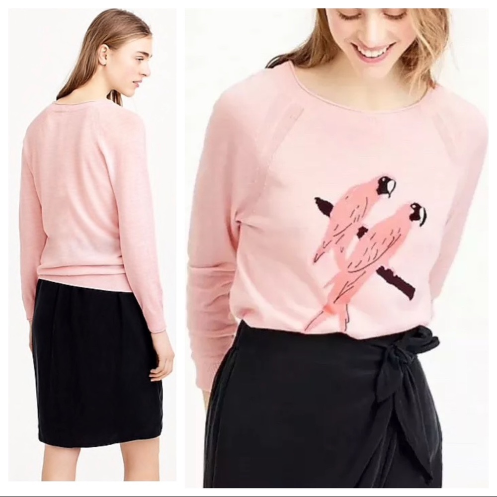 NEW J. Crew Fine Merino Wool SWEATER in Parrot - Picture 8 of 8